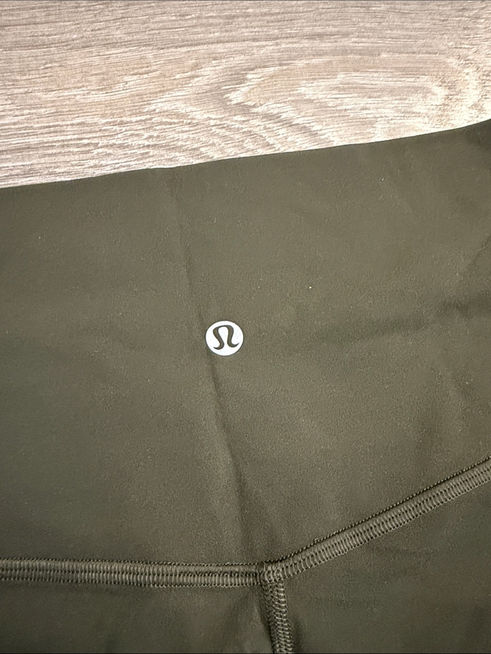 lululemon athletica High-Rise Olive 8” Bike Shorts - Picture 3 of 4